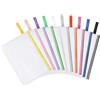 OFFCUP Borse di File A3, 10 Pezzi Sacchetto di Zip Impermeabile, Mesh Sacchetto del Documento, Sacchetto Di Documenti Portatile, Busta Plastica per Uffici Cosmetici Forniture Accessori da Viaggio