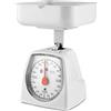 Home Bilancia Cucina Meccanica, Bianca, 2Kg