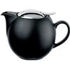 Cristel TH07UNM - Teiera in porcellana, 0,68 l, colore: Nero opaco