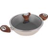 KASANOVA Tegame 24 cm crema Kolors con coperchio