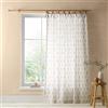 Pineapple Elephant Woodblock Tenda a pannello in voile con motivo floreale, 140 x 229 cm, colore: Argilla