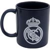 CYPBRANDS CyP Brands-Real Madrid, Tazza da Colazione in Ceramica in Scatola, 300 ml, Blu con Scudo Bianco, Prodotto Ufficiale