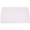 Soffim Lattice Guanciale Standard, 100% Cotone-Lastra Schiuma di Lattice, Bianco, 42x72x12 cm