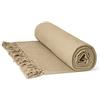 Rapport a nido d' ape Copriletto matrimoniale in cotone 100%, 259 x 394 cm, super/, Cotone, Beige, King