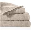 Eurofirany Design91 Asciugamano in Spugna, Beige, 100% Cotone, 50 x 90 cm