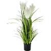 Flair Flower Pianta artificiale di pampa, erba artificiale in vaso, fiori di seta, piante decorative, erba decorativa, erba di pampa, fiori artificiali, pianta verde, pianta d'appartamento, erba, cespuglio di