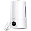 MPM PM Company MPM MNP-04 - Umidificatore a ultrasuoni Silenzioso, Oli Essenziali, Telecomando, 300 ml/h, Grande, 5 Litri, Filtro in Ceramica, 30 m2, Timer, Elettrico, Bianco