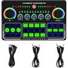 WANGCL X50 Scheda Audio Live 12 Effetti Sonori di Riscaldamento Un Tocco Silenzioso USB Scheda Audio Esterna DJ Mixer per Live Streaming Registrazione PC