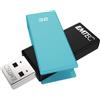 Emtec C350 Brick 2.0 unità flash USB 32 GB USB tipo A Nero, Blu - Chiavette USB (32 GB, USB tipo A, 2.0, 15 MB/s, Girevole, Nero, Blu)
