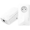 STRONG - Powerline WiFi 1000 Kit - Duo Prese CPL WiFi - Kit CPL - 1000 Mbps/WiFi 1200 Mbps - Compatibile con qualsiasi Box/Router - 1 Porta Ethernet + Presa filtrata - Installazione rapida - Bianco