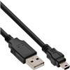 InLine 19833 Cavo Mini USB 2.0, Nero