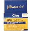 Cien Energy Crema Viso Notte Antirughe Q10 Energy 50ml Energizzante. Con estratto di arancia e ciliegia acerola.