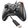 Generico Controller Joypad PC, Cablato USB 3.0, Wired Compatibile PC Win 98/2000/XP/VISTA, Gamepad Nero Desktop PC