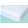 PMP - Coprimaterasso a cuffia, impermeabile e traspirante, in PVC, bianco