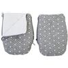 Altabebe AL2801KJ-76 Guanti passeggino, collezione Downtown, Grigio chiaro