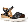 Geox D Pisa B - Sandalo con Zeppa Donna, Camel/Papyrus,