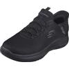 Skechers 200205-bbk Sneaker Uomo, Nero Bianco, 43 EU