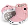 Sterntaler - Stivaletti da bambina a forma di cuore, (Colore: rosa.), 18 EU
