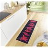 Hanse Home Cook & Clean - Tappeto da cucina con motivo Chili, antiscivolo, facile da pulire, per cucina, corridoio, ingresso, sala da pranzo, 50 x 150 cm