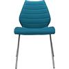 Kartell Maui Soft, Sedia da Ufficio, Ignifuga, Set da 2 Senza braccioli, Sed.Trevira Ottanio, Soft
