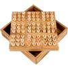 Logica Giochi - Sudoku - Rompicapo Matematico in Legno - Scatole Richiudibile - Libretto con 30 Giochi
