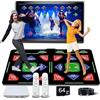 OZLET Tappetino da ballo HDMI, 64 GB, 1000 giochi, 81 video MTV, 885 canzoni. Combinato danza, yoga, aerobica, corsa, sport e giochi di pensiero per bambini. Materiale flanella, adatto per l'uso