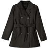 Name it kids Coat Nkfmadelin-Cappotto Trench Noos, Nero, Numeric_146 Bambine e Ragazze
