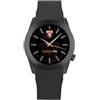 PRESTIGE & DELUXE Orologio da polso unisex Lowell Man da uomo Torino Cinturino Nero - Quadrante 38 mm Nero + portachiave calcio