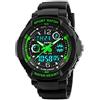 A ALPS Orologio per bambini, orologio per ragazzi per 6-15 anni, orologio da polso analogico impermeabile per sport all'aria aperta multifunzione digitale con allarme luminoso LED e data del calendario,