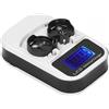 Panlouting Caricabatterie Bottone 100-240V con Display LCD per Batterie Bottone Ricaricabili LIR2016 LIR2025 LIR2032 ML2016 ML2025 ML2032, Caricabatteria per Batterie Litio