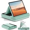 KDD Supporto per tablet, multi-angolo di visualizzazione per iPad, per lap, letto e scrivania, pieghevole e morbido, con supporto per pennino, compatibile con iPad Pro 12.9, 10.5, 11, Air, Mini