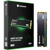 Yottamaster NG5 1TB M.2 SATA SSD, M.2 2280 NGFF SSD SATA III Interno Solid State Drive, Velocità di Lettura/Scrittura fino a 500/450 MB/s, M.2 SATA SSD Interno con Chiave B+M per Laptop PC Desktop