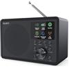 Majority Radio Portatile DAB | Radio DAB Casa con Wifi e FM | Internet Radio Wifi con Bluetooth e Spotify Connect | Degli Allarmi Multipli e di Frontiera OKTIV | Majority Touro