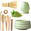 AVCXEC Set Matcha, Set da 10 Pezzi per il tè Matcha Set di Fruste Matcha con Ciotola Matcha con Versatore, Supporto per Agitatore Matcha, Mestolo e Cucchiaio Matcha Accessori Giapponesi per Matcha