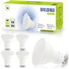 YUIIP Lampadina LED GU10 da 8W Faretto Spotlight, 650 Lumen, Equivalente Lampadina Alogena da 50W 60W 80W, Luce Bianco Caldo 2700K, Fascio Luminoso 100°, Nessun Sfarfallio Non Dimmerabile, Pacco da 5