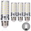 YUIIP Lampadina LED E27 8W, Equivalente a 80W-60W Lampada Alogena, Luce Bianca Fredda 6000K, 800LM, Non Dimmerabile, Nessun Sfarfallio, Pannocchia LED E27, Confezione da 4 Pezzi