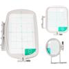 CKPSMS Marca -#embroidery hoop-3 Telaio da ricamo Compatibile con / sostituzione per Brother Marca M240ED M280D M380D SE400 SE425 PE500 Innov-is 500D 900D 950D Nuovo (1 SET (3 pezzi in totale))