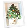 Hibmisy 3D Profonda Cornice 17 x 12 cm - per oggetti fino a 3 cm,per regalo di nozze o fiori, ricordi fai da te (Bianco, 17cm*12cm)