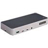 StarTech.com Docking station USB-C per Tre Monitor - Dock USB C Triplo HDMI/DP 4K - Hub USB a 5 Porte - GbE - PD 100W - Docking Station Universale Multi Monitor - Compatibile con Thunderbolt 3/4