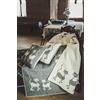 Ger3as Coperta double-face in lana, plaid, 130 x 200 cm, calda coperta in lana di pecora, plaid o coperta per divano (gatti grigi)
