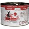 catz finefood Senior N°03 cibo umido per gatti - cibo umido di alta qualità per il vostro gatto anziano - senza cereali, senza zucchero, alto contenuto di carne, vitamine e minerali (6 barattoli da