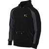 Nike Air - Felpa con Cappuccio da Uomo in Spugna Francese, Nero/Nero, Medium