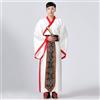 AJOHBM Hanfu - Costume tradizionale cinese da uomo, per festival, spettacoli teatrali, balli folk, Colore 1, XL