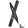 BuyB 1PC Timbro per eyeliner a doppia testa alato 2 in 1 Set di eyeliner nero e timbri per ALIs, penna per eyeline liquida triangolare impermeabile, strumento per stencil per timbri per eyeliner Cat Eye