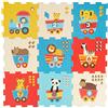 BIECO Tappeto Puzzle, 18 pz. | Tappetino Gioco Neonati | Puzzle XXL Bambini | Tappeto Gattonamento | Palestra | Tappeti Bambini | Imparare Lettere | Gioco