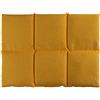 Giraffenland Cuscino termico con grano Giraffenland - 40x30cm 6 compartimenti - mango- Cuscino riscaldante nel microonde o nel forno e cuscino nel refrigerante