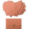 CZAKOMIX 40 PCS Buste Di Carta Mini Piccole,Busta in Carta Perlescente con Chiusura a Cuore,Partecipazioni Matrimonio,Regalo Mini Buste,Ringraziamento,Matrimonio,Festa Di Compleanno(Rosa)