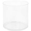 Royal Imports Vaso decorativo in acrilico per fiori per casa o matrimonio, resistente alla rottura, forma cilindrica, altezza 15,2 cm, apertura 15,2 cm