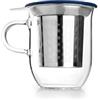 IBILI - Tazza da tè con filtro e coperchio, Borosilicato, 350 ml