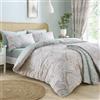 Dreams & Drapes - Copripiumino giacobino verde - Letto super king size (260 x 220 cm) - Design reversibile - 2 federe - Biancheria da letto boemo marocchina in verde - Copripiumino persiano esotico -